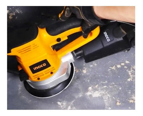 Lijadora Roto Orbital Industrial 450 W 150mm Ingco Rs4508