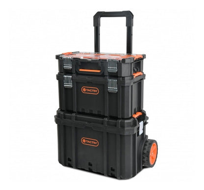 Cajas De Herramientas Modular 3 Cajas + Carro Tactix