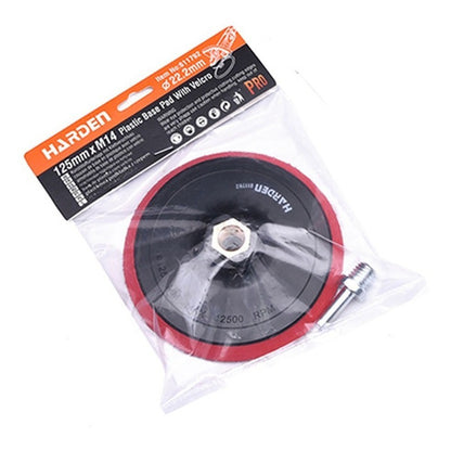 Pack Disco Pulidora Velcro Para Esmeril 115mm + 60 Lijas