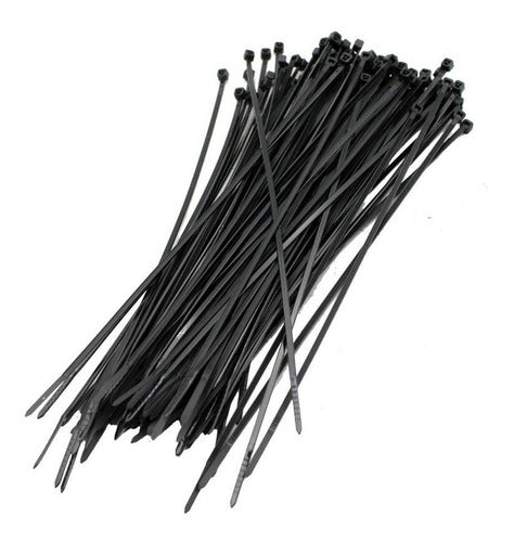 Amarra Plastica Negra 7,5x500mm 100 Piezas