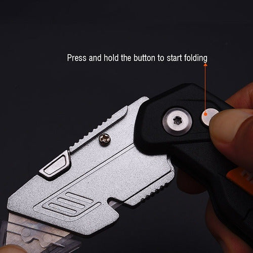 Cuchillo Retractil Multiproposito Harden + 10 Repuestos