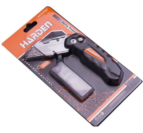 Cuchillo Retractil Multiproposito Harden + 10 Repuestos
