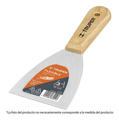 Espatula Acero Flexible Truper 2 M/madera # Et-2f