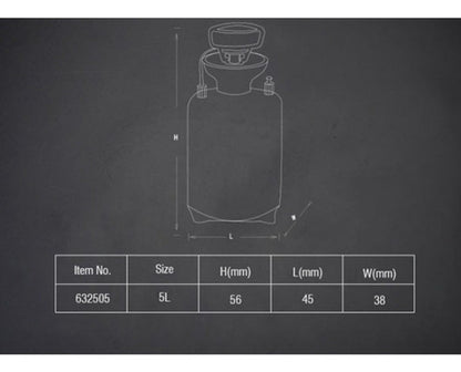 Rociador Pulverizador Manual 5 Litros Harden