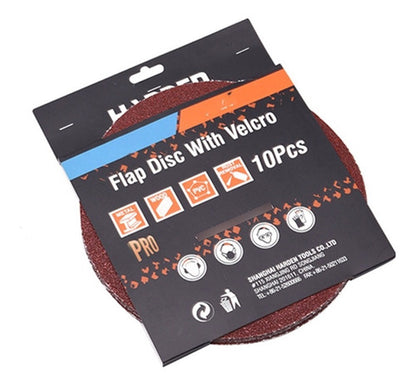 Disco Base Velcro 5´´ + 40 Lijas #40-60-80-120 Harden