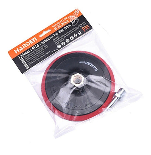 Disco Base Velcro 5´´ + 40 Lijas #40-60-80-120 Harden