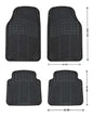 Set 4 Piezas Pisos De Goma Para Vehículos Universal Auto