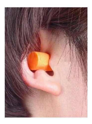 Tapones Desechables Para Oidos 10 Pares 20 Unidades 3m