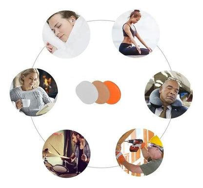 Tapones Desechables Para Oidos 10 Pares 20 Unidades 3m