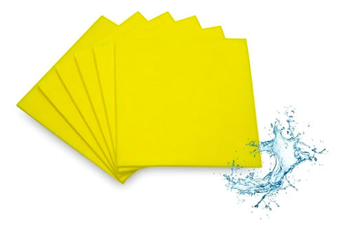 Paño Amarillo 38cm X 40cm Multiuso X 20 Unidades