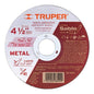 Disco Cortar Truper Corte Metal 4.1/2  Caja 10 Piezas