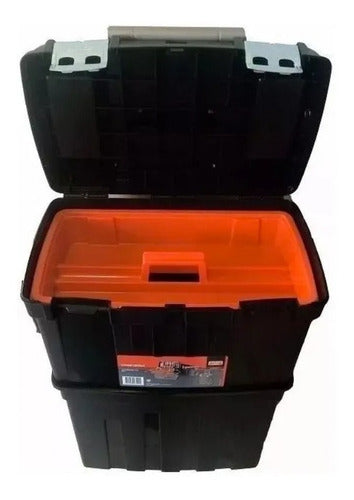 Caja Porta Herramientas Plastica Con Ruedas Bahco 47x29x63