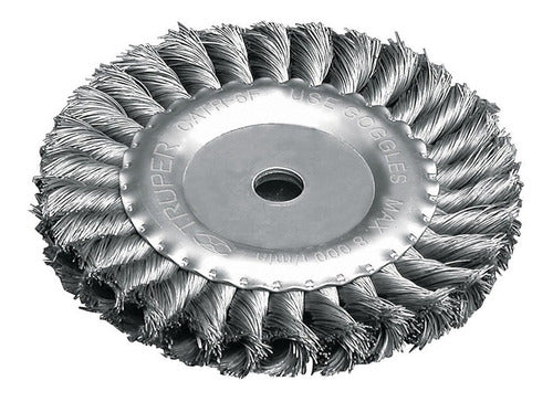 Escobilla Truper Circular Fina 6 Pulga Para Esmeril.