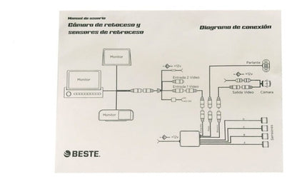 Camara Trasera Y Sensor De Retroceso Para Vehiculo Beste