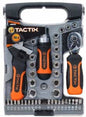 Llave Dado Tactix 46 Pz Mini C/chicharra , Atorn.y Francesa