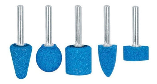 Piedra Esmeril Fresas Para Taladro Set 5piezas Alto/r Truper