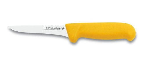 Cuchillo Deshuesar Tres Claveles # 1395 Polip Amarillo 13cms