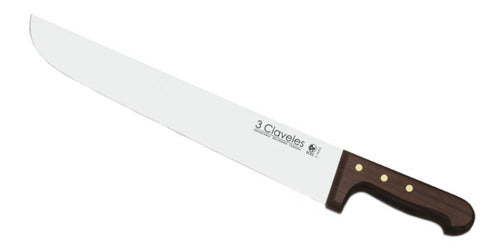Cuchillo Tres Claveles Inox Mango Mader 18cms Carnicero
