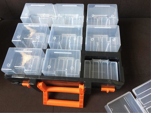 Caja Organizador Tactix 3 Plast Doble Lado 16 Caj