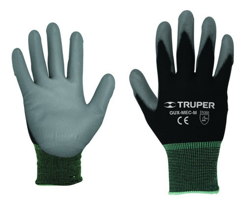 Guante Nailon Truper P/mecanicos Mediano