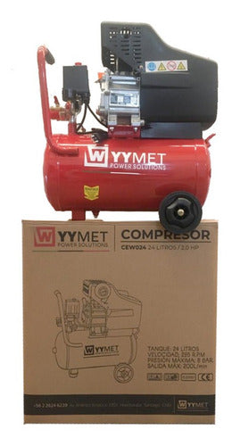 Compresor 24 Lts Wyymet