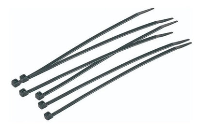 Bolsa Amarras Plásticas Negra Tactix 300mm (100pzas)