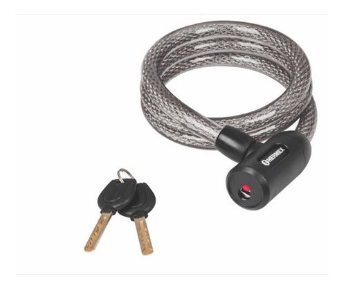 Candado Bicicleta 65 Cm X 1,2 Mt Hermex