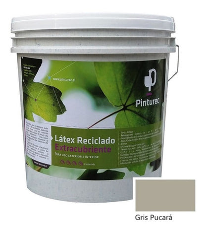 Latex Reciclado Pinturec Extracub Gris Pucará 4g