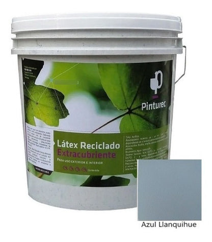 Latex Reciclado Pinturec Extra Azul Llanquihue 4g