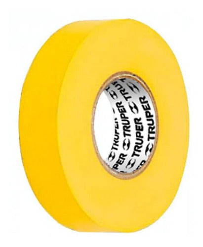 Huincha Aisladora 3/4 X 18 Mts Amarillo Truper