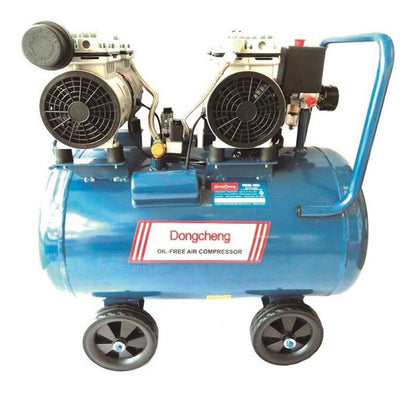Compresor Silencioso 50 Lt Oil Free 1600w  Dongcheng 2,1 Hp