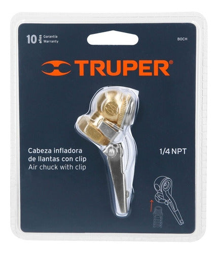 Inflador Truper D/laton Sencillo Con Clip # Boch