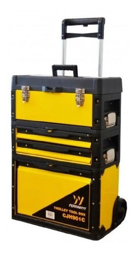 Caja Herramientas Tipo Carro No.901 3 Módulos