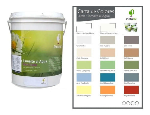 Latex Reciclado Pinturec Extracub Gris Pucará 1g