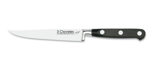 Cuchillo Tres Claveles Inox Forjado Chuletero Forge 12 Cm