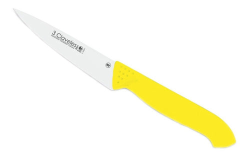 Cuchillo Cocinero Tres Claveles Proflex Mago Amarillo 12 Cms