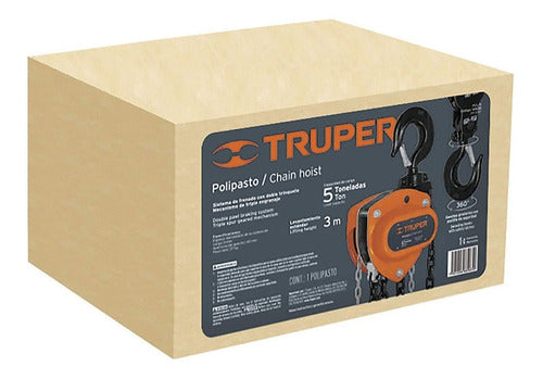 Tecle Truper Cadena 5 Ton X 3 Mts
