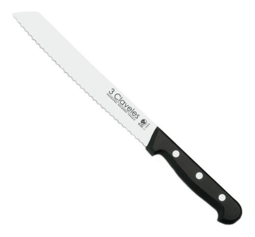 Cuchillo Tres Claveles Inox Mgo Abs 20cms Panero