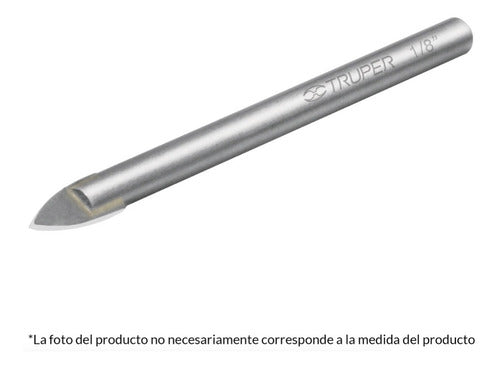 Broca Para Vidrio-azulejo-ceramica Truper 1/2  # Bvi-1/2