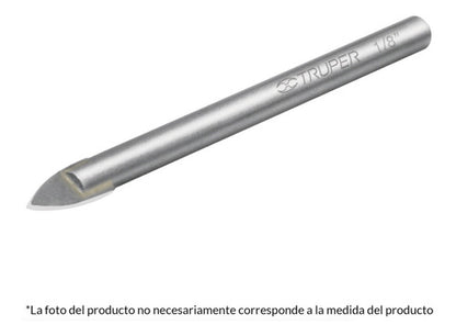Broca Para Vidrio-azulejo-ceramica Truper 1/2  # Bvi-1/2