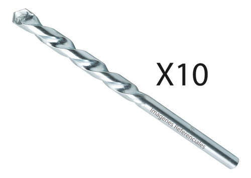 Broca Cil Ar Llave De  1   Mm  (set 10 Unid.)
