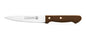 Cuchillo Tres Claveles Inox Mango Madera 18cms Cocinero