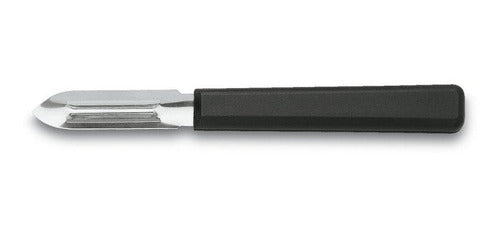 Cuchillo Tres Claveles Mango Polipr Negro 6 Cms Pelador