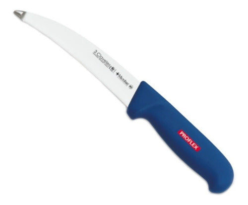 Cuchillo Tres Claveles Proflex 15cms Mgo.azul Tripero
