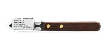Cuchillo Tres Claveles Inox Mango Madera 6cms Pela Papa