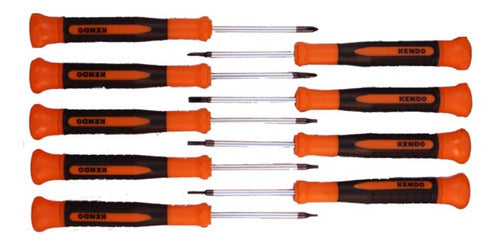 Atornillador Kendo Precision Juego  9 Piezas.
