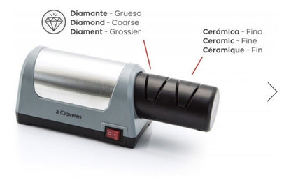 Afilador De Cuchillo Tres Claveles Electrico Calidad  9420
