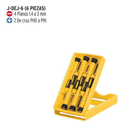 Atornillador Pretul (truper) Joyero 6pz