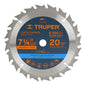 Sierra Circular Truper P/madera 7.1/4  X 20 Dts.