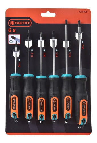 Atornillador Tactix Torx Jgo.  6 Pzas